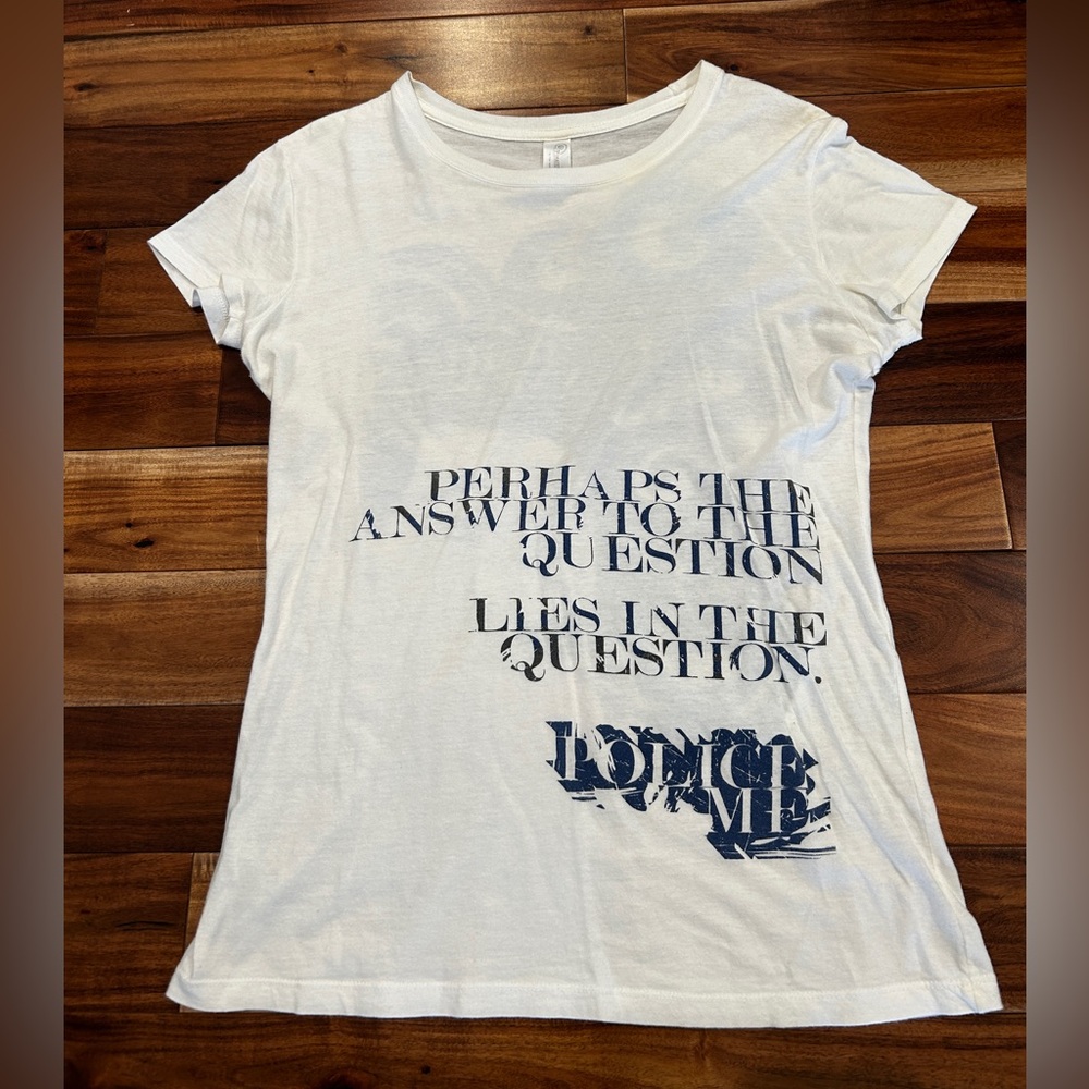 Tori Amos 2009 Police Me Tour T-Shirt